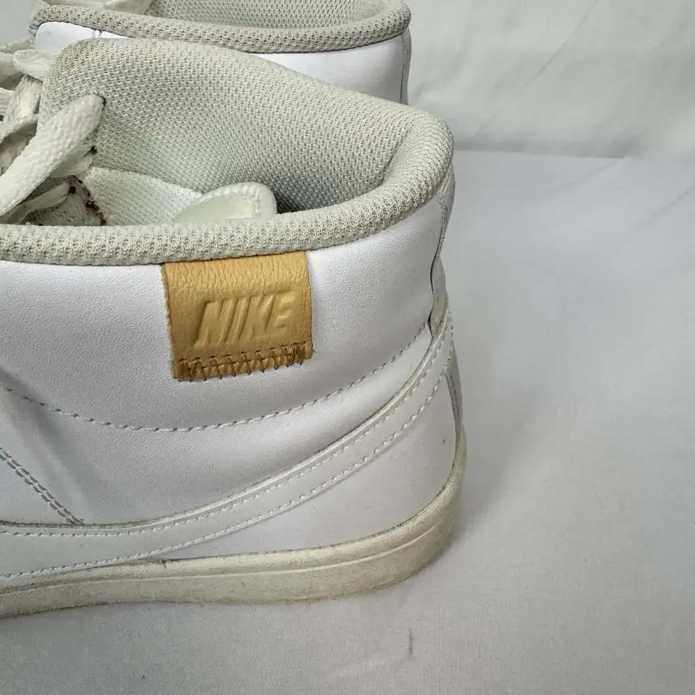 Nike Court Royale 2 Mid Women's Triple White High Top Sneakers - Picture 2 of 5